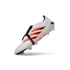 Chuteira Campo FG Adidas Predator 26 Elite Com Língua Branca e Preta