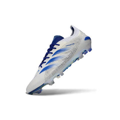 Chuteira Campo FG Adidas Predator 26 Elite Branco e Azul