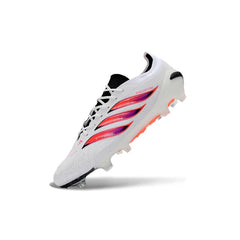 Chuteira Campo FG Adidas Predator 26 Elite Branca, Preta e Rosa