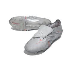 Chuteira Campo FG Adidas Predator 26 Elite Totalmente Branca