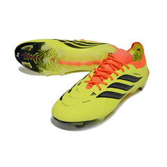 Chuteira Campo FG Adidas Predator 26 Elite Amarela e Laranja