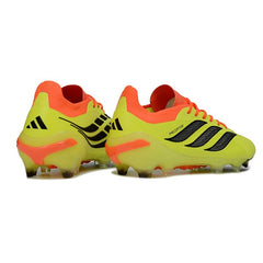 Chuteira Campo FG Adidas Predator 26 Elite Amarela e Laranja