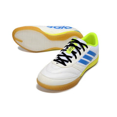 Chuteira Futsal IC Adidas Top Sala II Branca, Azul e Amarela