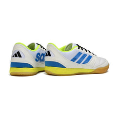 Chuteira Futsal IC Adidas Top Sala II Branca, Azul e Amarela