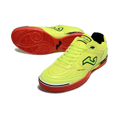 Chuteira Futsal IC Joma Top Flex 24 Amarela e Vermelha