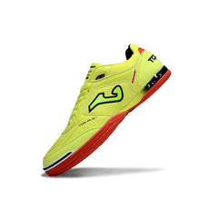 Chuteira Futsal IC Joma Top Flex 24 Amarela e Vermelha