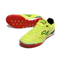 Chuteira Futsal IC Joma Top Flex Rebound Amarela e Vermelha