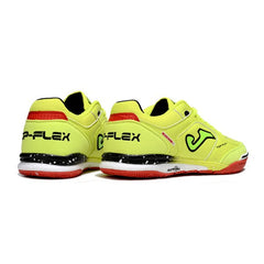Chuteira Futsal IC Joma Top Flex Rebound Amarela e Vermelha