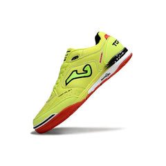 Chuteira Futsal IC Joma Top Flex Rebound Amarela e Vermelha