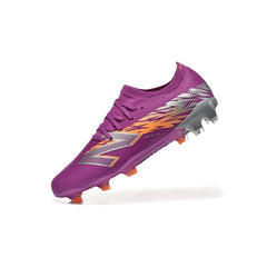 Chuteira Campo FG New Balance Furon Team V8 Roxa e Laranja
