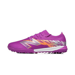Chuteira Society TF New Balance Furon V8 Elite Roxa e Laranja
