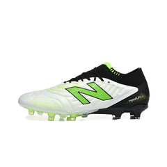 Chuteira Campo FG New Balance Tekela Elite V5 Branca, Preta e Verde