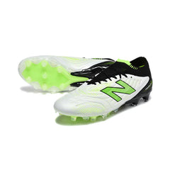 Chuteira Campo FG New Balance Tekela Elite V5 Branca, Preta e Verde
