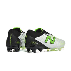 Chuteira Campo FG New Balance Tekela Elite V5 Branca, Preta e Verde