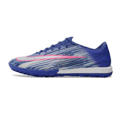 Chuteira Society TF Nike Air Zoom Mercurial Superfly 11 Elite Azul, Rosa e Branco