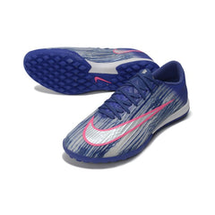Chuteira Society TF Nike Air Zoom Mercurial Superfly 11 Elite Azul, Rosa e Branco