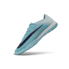 Chuteira Society TF Nike Air Zoom Mercurial Superfly 11 Elite Light Azul e Branco