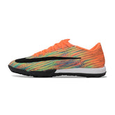 Chuteira Society TF Nike Air Zoom Mercurial Superfly 11 Elite Laranja e Verde