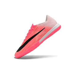 Chuteira Society TF Nike Air Zoom Mercurial Superfly 11 Elite Rosa e Branco