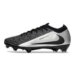 Chuteira Campo FG Nike Air Zoom Mercurial Vapor 16 Elite Travis Scott Preta e Prateada