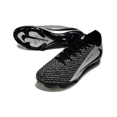 Chuteira Campo FG Nike Air Zoom Mercurial Vapor 16 Elite Travis Scott Preta e Prateada