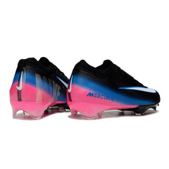 Chuteira Campo FG Nike Air Zoom Mercurial Vapor 16 Elite Preta, Azul e Rosa