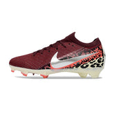 Chuteira Campo Sintético AG Nike Air Zoom Mercurial Vapor 16 Elite Infantil Vermelha-Escura