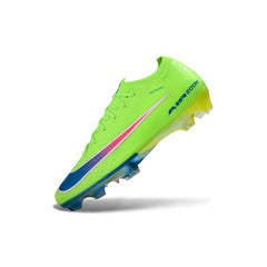 Chuteira Campo FG Nike Air Zoom Mercurial Vapor 16 Elite Light Verde e Azul