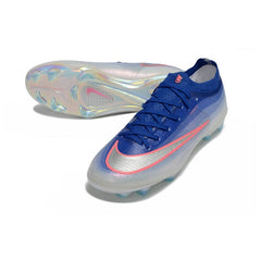 Chuteira Campo FG Nike Air Zoom Mercurial Vapor 17 Elite Azul e Branco
