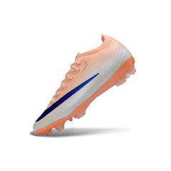 Chuteira Campo FG Nike Air Zoom Mercurial Vapor 17 Elite Laranja, Azul e Branca