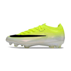 Chuteira Campo FG Nike Air Zoom Mercurial Vapor 17 Elite Amarela, Preta e Branca