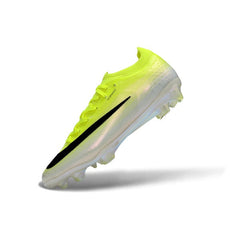 Chuteira Campo FG Nike Air Zoom Mercurial Vapor 17 Elite Amarela, Preta e Branca