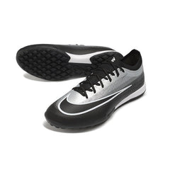Chuteira Society TF Nike Air Zoom Mercurial Vapor 17 Elite Preto e Branco