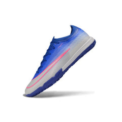 Chuteira Society TF Nike Air Zoom Mercurial Vapor 17 Elite Azul e Branco