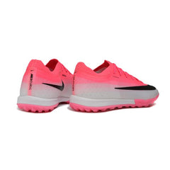 Chuteira Society TF Nike Air Zoom Mercurial Vapor 17 Elite Rosa, Preto e Branco