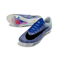 Chuteira Campo FG Nike Air Zoom Mercurial Superfly 11 Elite Dark Azul e Branca