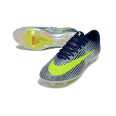 Chuteira Campo FG Nike Air Zoom Mercurial Superfly 11 Elite Azul-Escura, Amarela e Branca