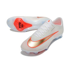 Chuteira Campo FG Nike Air Zoom Mercurial Superfly 11 Elite Branca e Laranja