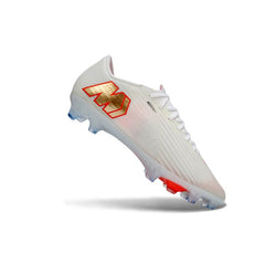Chuteira Campo FG Nike Air Zoom Mercurial Superfly 11 Elite Branca e Laranja