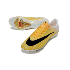 Chuteira Campo FG Nike Air Zoom Mercurial Superfly 11 Elite Amarela e Branca