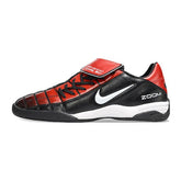 Chuteira Futsal IC Nike Air Zoom Total 90 III Preta e Vermelha Indoor