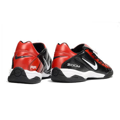 Chuteira Futsal IC Nike Air Zoom Total 90 III Preta e Vermelha Indoor