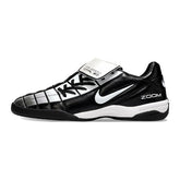 Chuteira Futsal IC Nike Air Zoom Total 90 III Preta e Branca Indoor