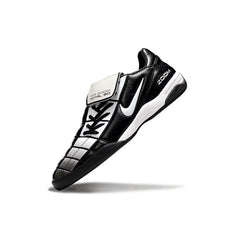 Chuteira Futsal IC Nike Air Zoom Total 90 III Preta e Branca Indoor