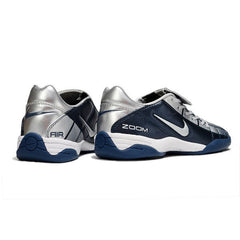 Chuteira Futsal IC Nike Air Zoom Total 90 III Azul-Escura e Prateada Indoor