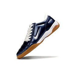 Chuteira Futsal IC Nike Air Zoom Total 90 III Azul-Escura e Branca Indoor