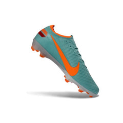 Chuteira Campo FG Nike Mercurial Vapor 16 Elite Light Azul e Laranja Infantil