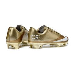 Chuteira Campo FG Nike Mercurial Vapor Superfly 1 Elite CR7 Dourada