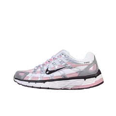 Tênis de Corrida Nike P-6000 Cinza e Rosa
