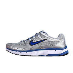 Tênis de Corrida Nike P-6000 Prateado e Azul